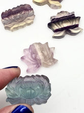 Load image into Gallery viewer, fluorite lotus - ZenJen shop
