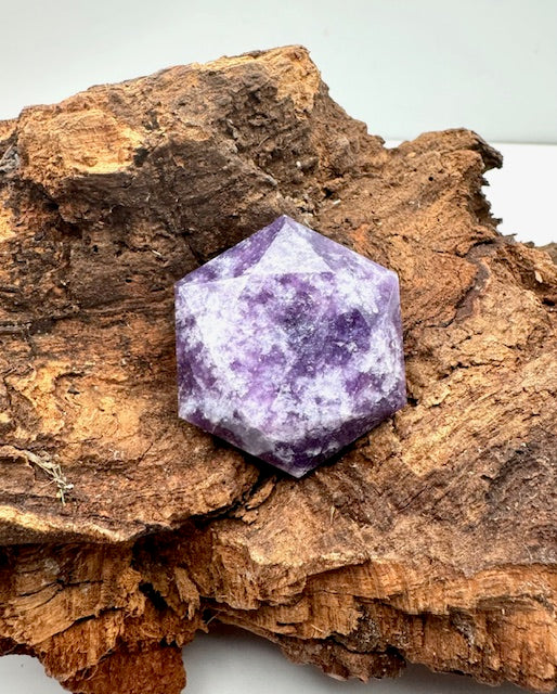 lepidolite crystal star - ZenJen shop