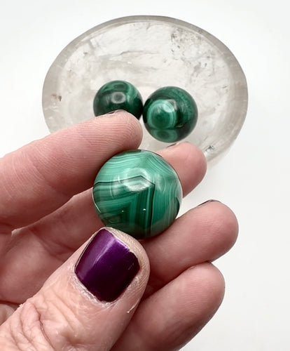 malachite crystal balls - ZenJen shop