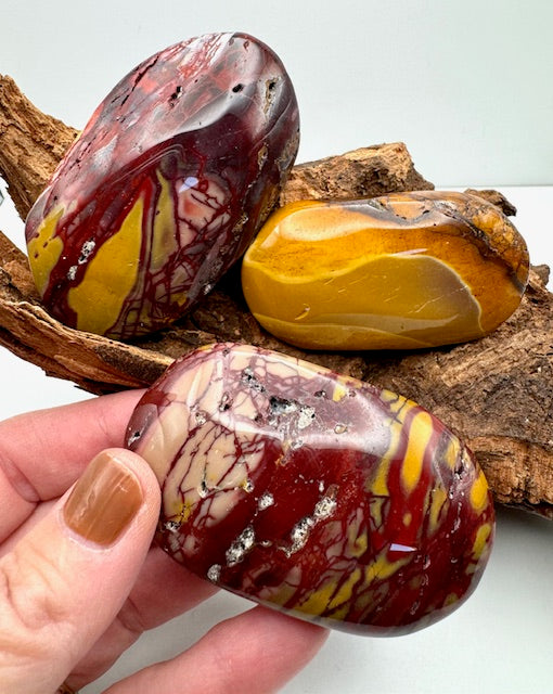 Mookaite Palm Stones