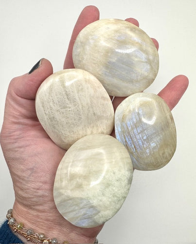 moonstone palm stones - ZenJen shop