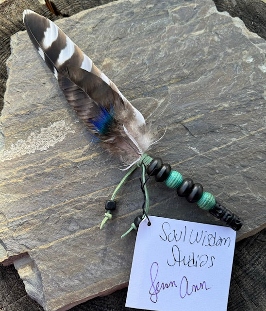 smudge feather - zen jewelz