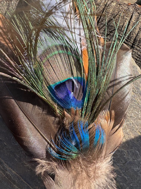 Handmade Feather Smudging Fan cheapest