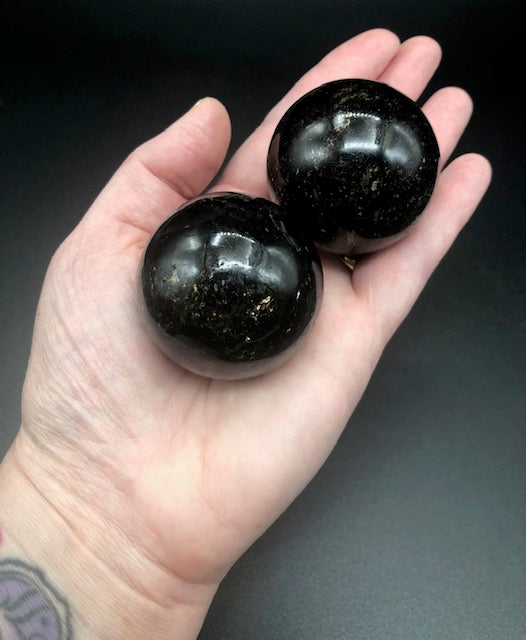 astrophyllite crystal balls - ZenJen shop