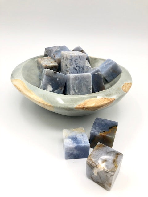 chalcedony crystal cubes - ZenJen shop