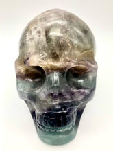 Load image into Gallery viewer, Fluorite crystal skull - ZenJen shop
