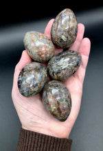Load image into Gallery viewer, glaucophane gemstone eggs - ZenJen shop
