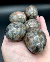 Load image into Gallery viewer, glaucophane gemstone eggs - ZenJen shop
