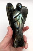 Load image into Gallery viewer, labradorite crystal angel - ZenJen shop
