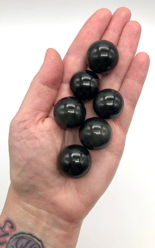 obsidian crystal balls - ZenJen shop