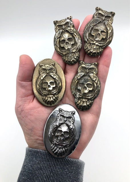 owl skull crystal - ZenJen shop