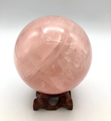 Rose Quartz crystal ball - ZenJen shop