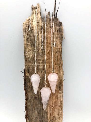 rose quartz pendulum - ZenJen shop