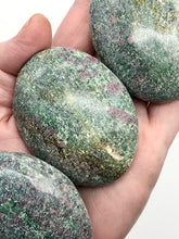 Load image into Gallery viewer, Ruby Fuschite Palm Stones
